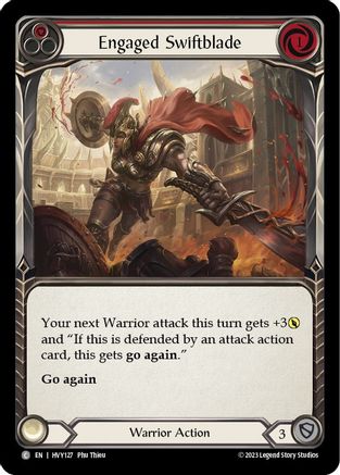Engaged Swiftblade (Red) (HVY127) - Heavy Hitters