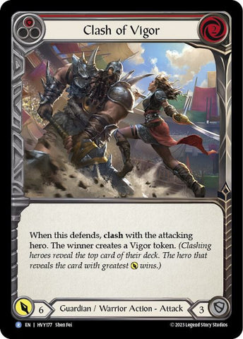 Clash of Vigor (RED) / Rare / HVY