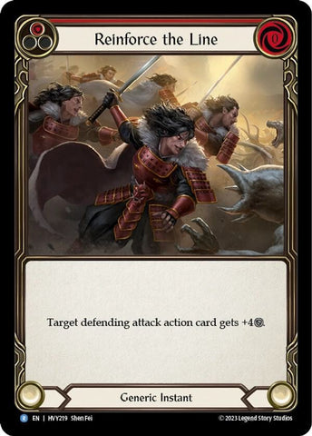 Reinforce the Line (RED) / Rare / HVY