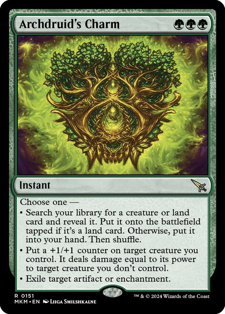 Archdruid's Charm / Rare / MKM (FOIL)