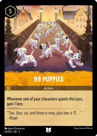 99 Puppies / Uncommon / LOR3