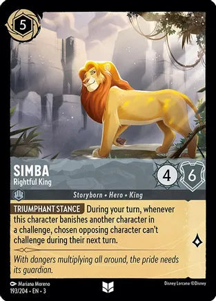 Simba - Rightful King / Uncommon / LOR3