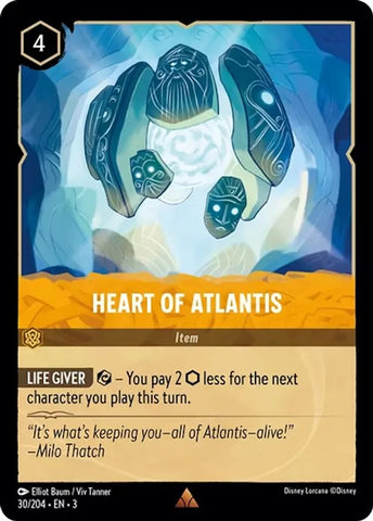 Heart of Atlantis / Rare / LOR3