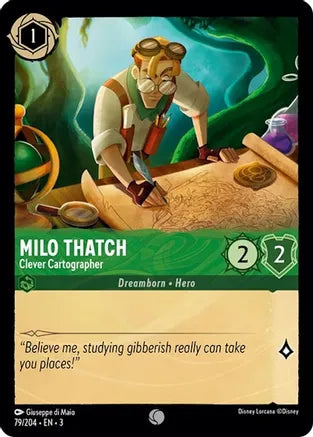 Milo Thatch - Clever Cartographer / Common / LOR3