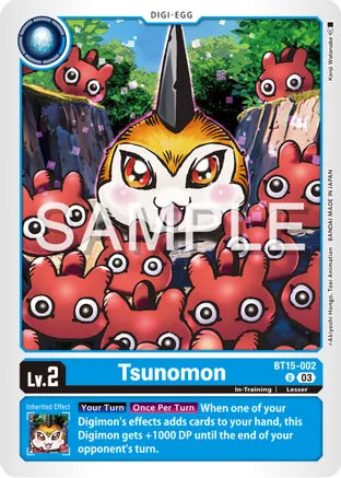 Tsunomon / Uncommon / BT15