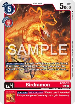 Birdramon / Uncommon / BT15