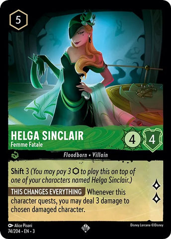 Helga Sinclair - Femme Fatale / Super Rare / LOR3
