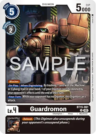 Guardromon / Uncommon / BT15