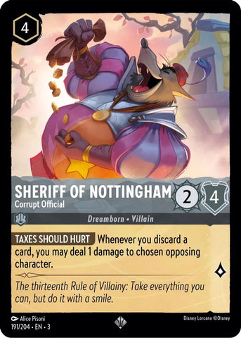 Sheriff of Nottingham - Corrupt Official / Super Rare / LOR3