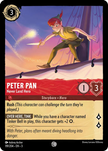 Peter Pan - Never Land Hero / Common / LOR3 (FOIL)