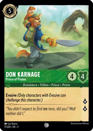 Don Karnage - Prince of Pirates / Common / LOR3
