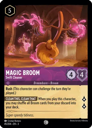 Magic Broom - Swift Cleaner / Common / LOR3 (FOIL)