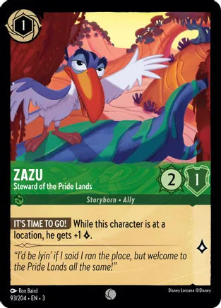 Zazu - Steward of the Pride Lands / Common / LOR3