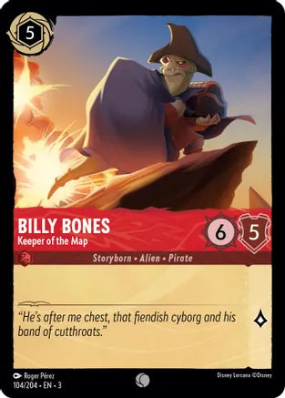 Billy Bones - Keeper of the Map / Common / LOR3