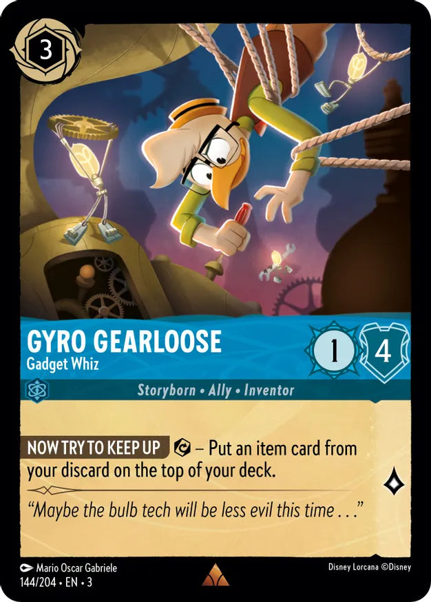 Gyro Gearloose - Gadget Whiz / Rare / LOR3