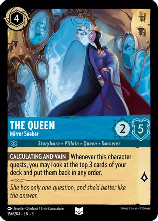 The Queen - Mirror Seeker / Uncommon / LOR3 (FOIL)