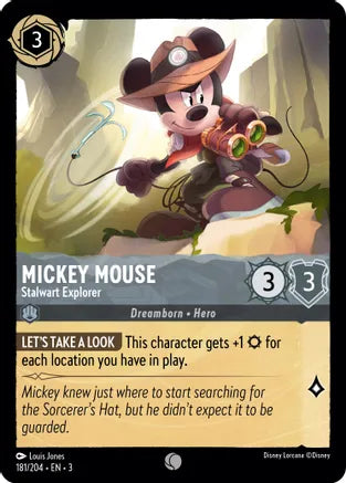 Mickey Mouse - Stalwart Explorer / Common / LOR3