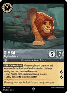 Simba - Fighting Prince / Super Rare / LOR3