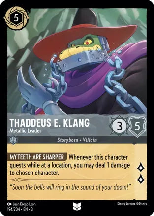 Thaddeus E. Klang - Metallic Leader / Uncommon / LOR3