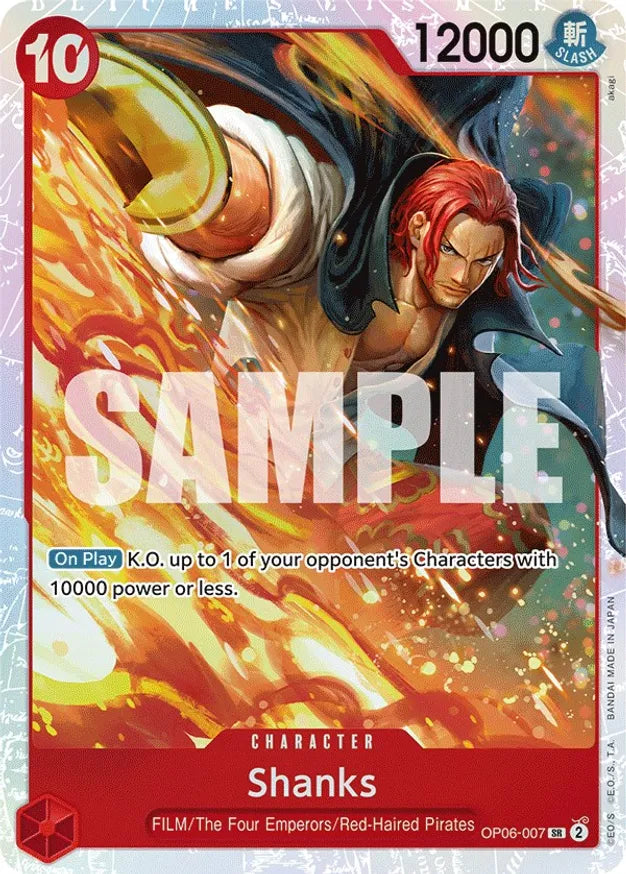 Shanks / Super Rare / OP06