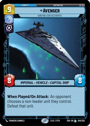Avenger - Hunting Star Destroyer (040/252) - Spark of Rebellion