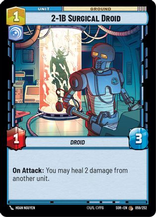 2-1B Surgical Droid (059/252) - Spark of Rebellion Foil