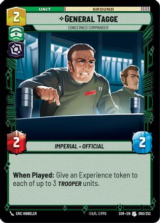 General Tagge - Concerned Commander (080/252) - Spark of Rebellion