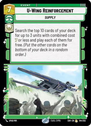 U-Wing Reinforcement / Rare / SOR