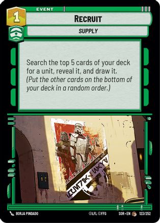 Recruit (123/252) - Spark of Rebellion