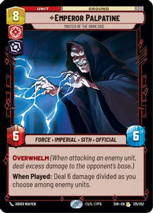 Emperor Palpatine - Master of the Dark Side / Rare / SOR