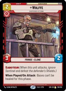 Wolffe - Suspicious Veteran / Rare / SOR