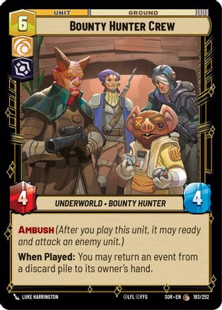 Bounty Hunter Crew (183/252) - Spark of Rebellion
