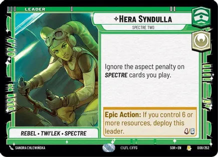 Hera Syndulla - Spectre Two / Rare / SOR