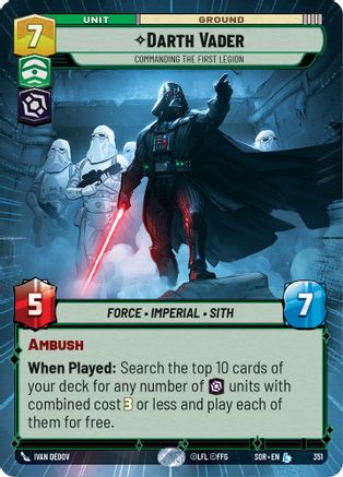 Darth Vader - Commanding the First Legion (Hyperspace) (351) - Spark of Rebellion