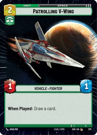Patrolling V-Wing (Hyperspace) (375) - Spark of Rebellion