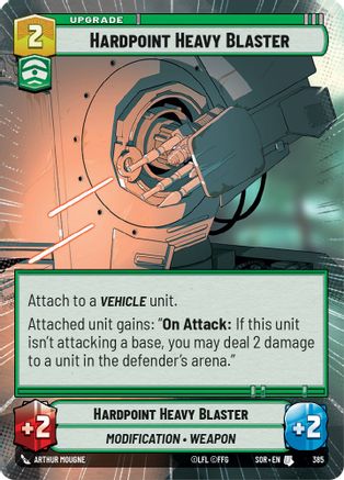 Hardpoint Heavy Blaster (Hyperspace) (385) - Spark of Rebellion