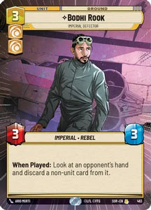 Bodhi Rook - Imperial Defector (Hyperspace) / Rare / SOR