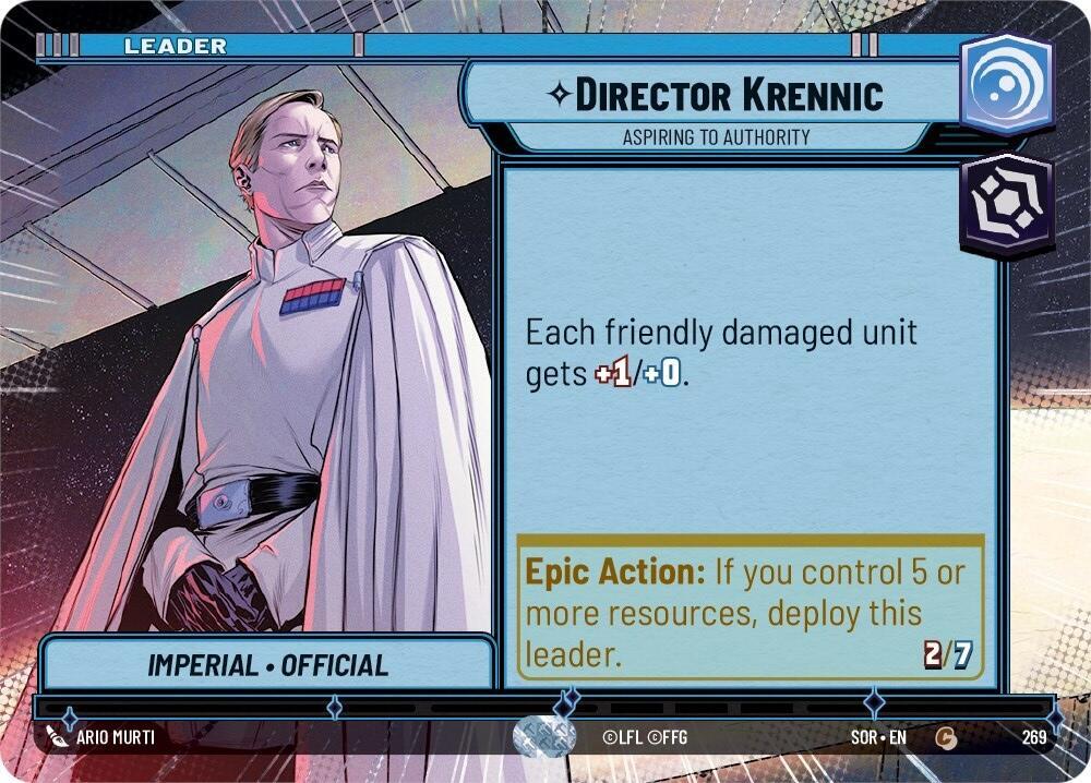 Director Krennic - Aspiring to Authority (Hyperspace) / Common / SOR