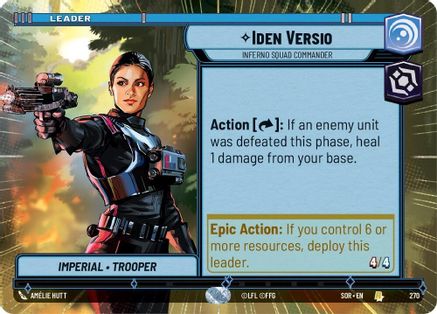 Iden Versio - Inferno Squad Commander (Hyperspace) (270) - Spark of Rebellion