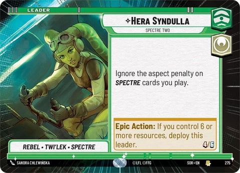 Hera Syndulla - Spectre Two (Hyperspace) / Rare / SOR