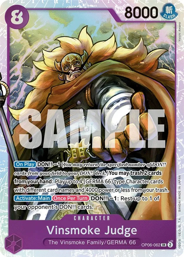 Vinsmoke Judge / Super Rare / OP06