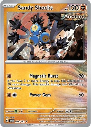 Sandy Shocks 098/162  SV05 Temporal Forces - Uncommon
