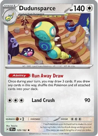 Dudunsparce / Rare / TEF