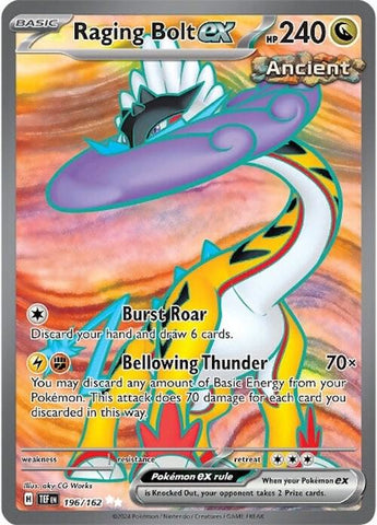 Raging Bolt ex - 196/162 / Ultra Rare / TEF