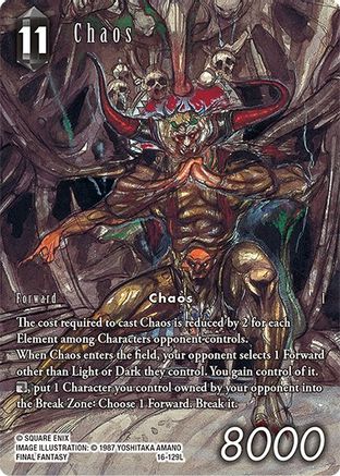 Chaos (Full Art Reprint) (16-129L) - Hidden Hope Foil