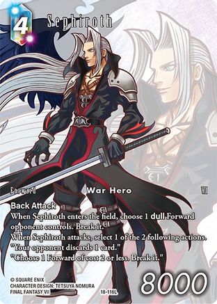 Sephiroth (Full Art Reprint) (18-116L) - Hidden Hope Foil