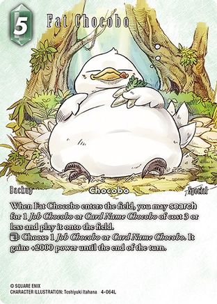 Fat Chocobo (4-064L) - Hidden Hope Foil