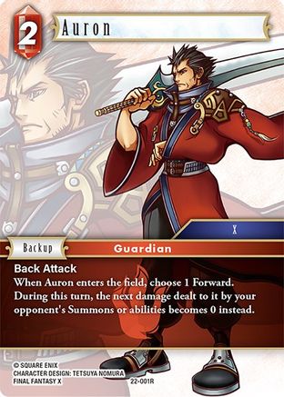 Auron (22-001R) - Hidden Hope Foil