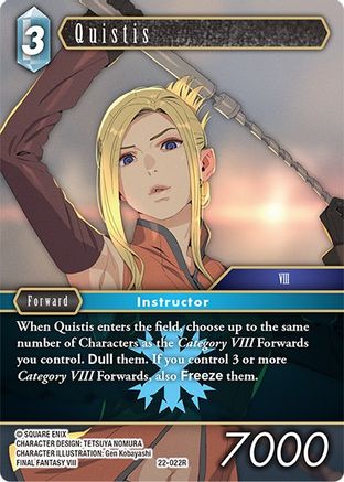 Quistis (22-022R) - Hidden Hope Foil
