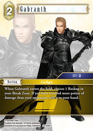 Gabranth (22-059C) - Hidden Hope